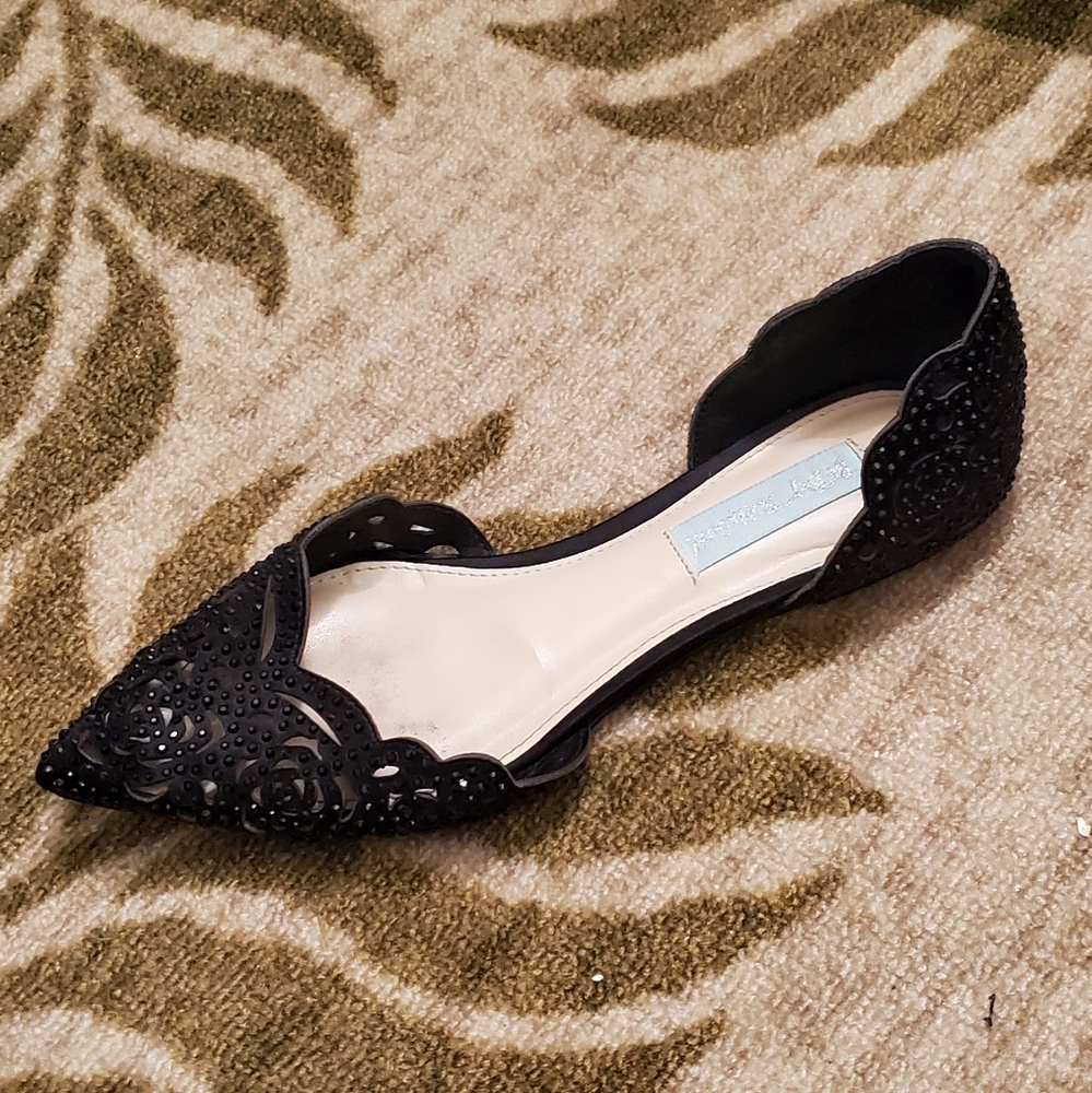 betsey johnson bridal flats